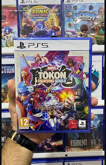 nintendo switch azerbaycan: Ps5 marvel tokon fighting souls. Tam bağlı upokovkada orginal — 1