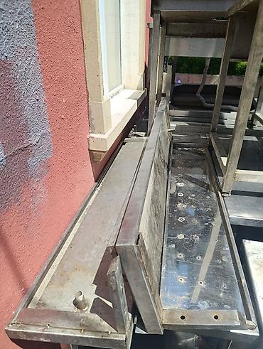 stainless steel: Nejaveka stol. stul . aspirator . yuyucuxana. qaz pilətəsi. setkalar — 7