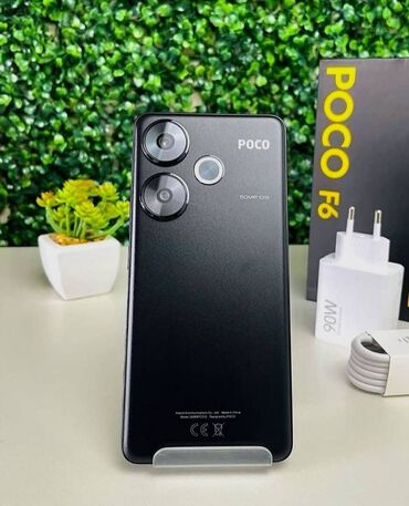 Bir telecom: Poco F6, 512 GB, rəng - Qara, Zəmanət