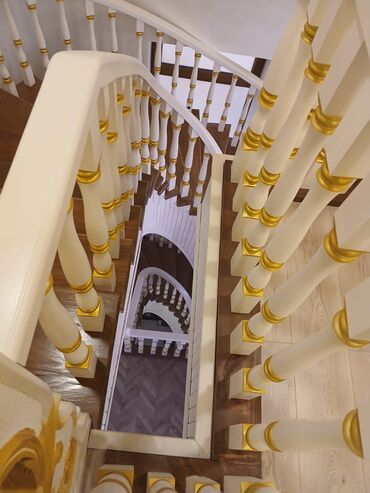 Tavan işləri: Taxta interyer işləmələri – tavan, divar və pilləkən - Material — 4