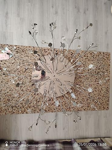 ucuz lusturlar: Çılçıraq, 10 və daha çox lampa, Metal — 3