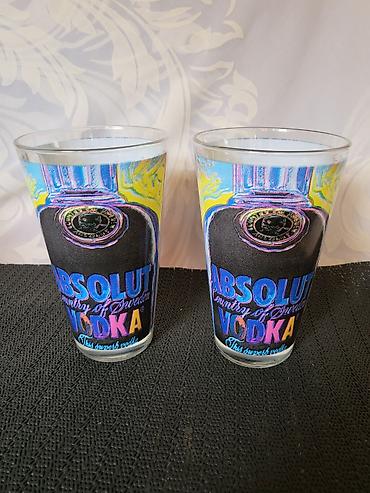 Čaše: Case za zestoko pice kol.Andy Warhol iz 80ih. Case Italija Bormioli — 5