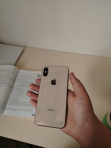 iphone x islenmis: IPhone Xs, 64 GB, Qızılı, Zəmanət, Sənədlərlə, Simsiz şarj