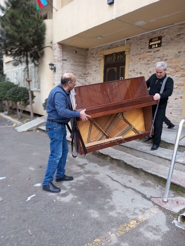 Yük daşımaları: Pianonalarin keyfiyyetli sekilde dasinmasi Yuklerin dasinmasi