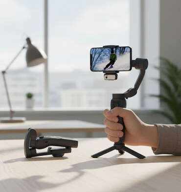 Telefon üçün stabilizatorlar: Brend adı Mooncrown Mənşə yeri Çin Model nömrəsi: F12 Ölçü Açıq — 1