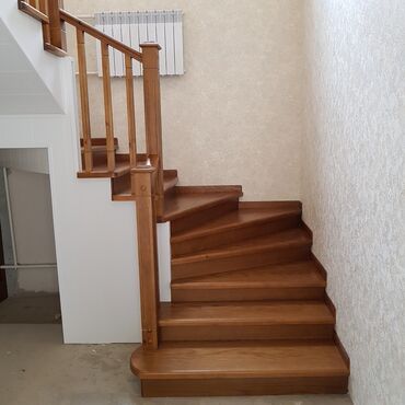 Обшивка лестниц: Изготовление лестниц на заказ город Ош — 8