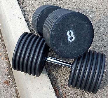 Ştanqlar və ştanq diskləri: Ştanq, Çəki: 10 kq, Yeni — 20