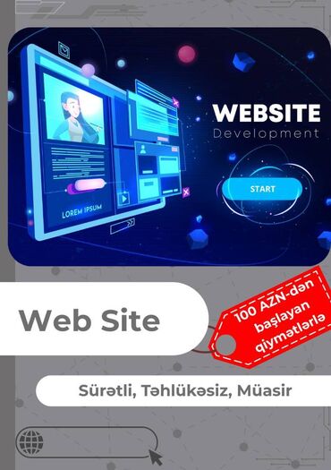 Təlim, kurslar: Web Site yigilmasi Peşəkar hazırlanmış sayt biznesinizin imicini