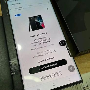 Mobil telefonlar: Samsung Galaxy S22 Ultra, 256 GB, rəng - Qara, İki sim kartlı — 5