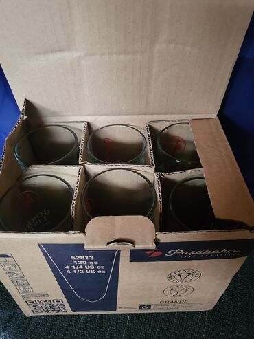 Čaše: Case nove za gorki list. Nove case,komada 6 u ceni. Visina. 14cm — 3