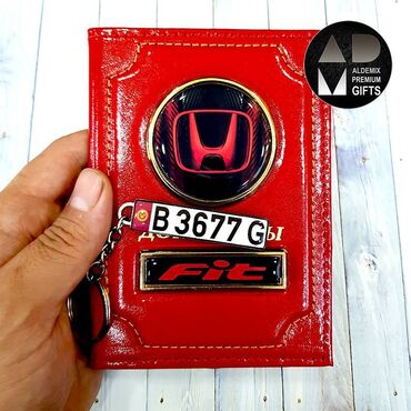 Картхолдеры: Документница из натуральной кожи премиум класса с Вашим госномером — 4