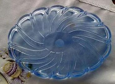 Staro posuđe i escajg: VTG Waltherglas Cobalt Blue Art Glass Mid Century. Antikvitet — 9