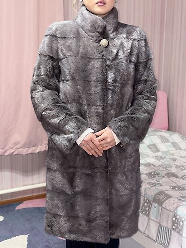 Шубы: Шуба, Норка, По колено, Трансформер, M — 1