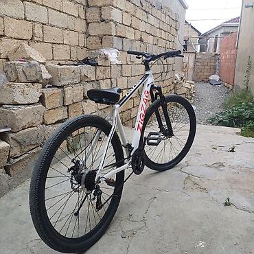 Şəhər velosipedləri: ZIGZAG şəhər/trek velosipedi - Rəng: ağ-qara (ZIGZAG loqosu) - — 2
