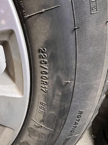 turbo 4: Шины 225 / 60 / R 17, Зима, Б/у, Комплект, Легковые, Michelin — 6
