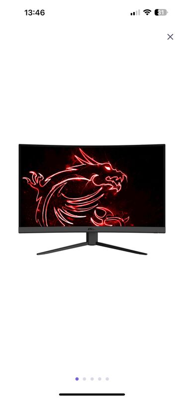 msi optix mag271r: Monitor “MSİ Gaming G32CQ4 E2” Monitor yenidir, yeni alınıb heç