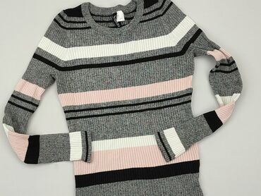 bluzki w paski kolorowe: Sweter, H&M, S (EU 36), condition - Good