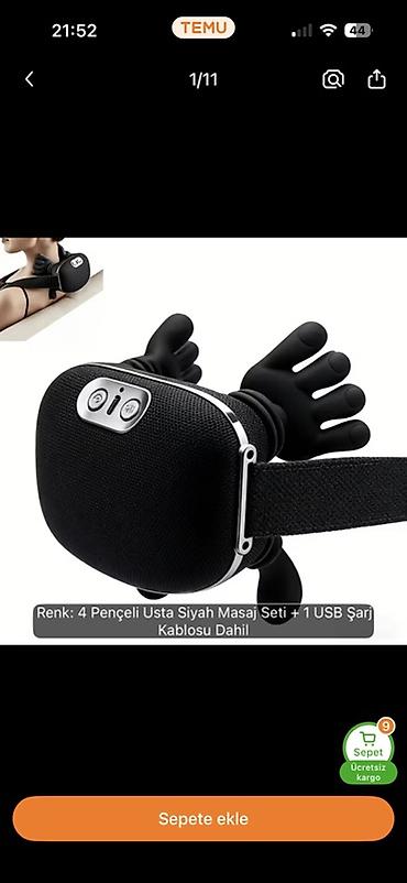 Məhsul: 4 pəncəli “usta” qara masaj cihazı + 1 USB şarj kabeli lalafo.az -da Məhsul: 4 pəncəli “usta” qara masaj cihazı + 1 USB şarj kabeli