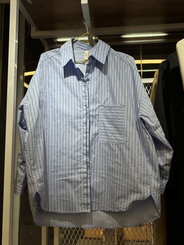 женская рубашка размер м: Рубашка, В полоску, Китай