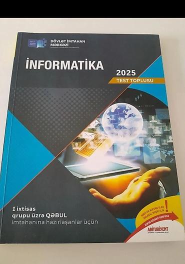 Школьные учебники: Məhsul: “İnformatika – 2025 Test Toplusu” Təyinat: I ixtisas qrupu — 1