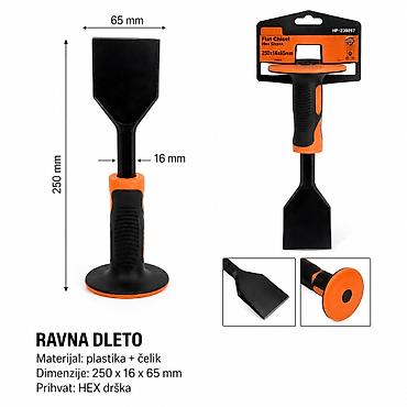 KMT Pljosnato dleto za kamen 2389297 Ravno/pljosnato dleto namenjeno