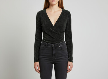 zara bluzki sylwestrowe: PrettyLittleThing, Bluzka damska, rozmiar L