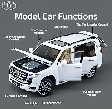 Модели автомобилей: Məhsul: Toyota Land Cruiser model avtomobil (ekspozisiya qutusu ilə) — 6