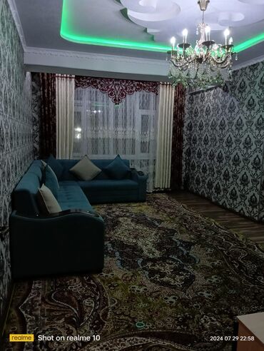 квартира кудайбергенден: 2 комнаты, 78 м², Элитка, 5 этаж, Евроремонт