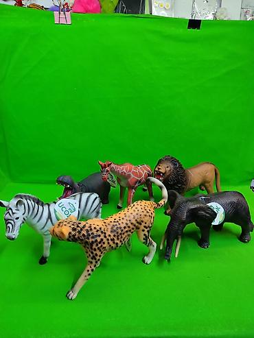 Другие товары для детей: Животные резиновые игрушки в ассортименте🦒 Комплектация товара — 1