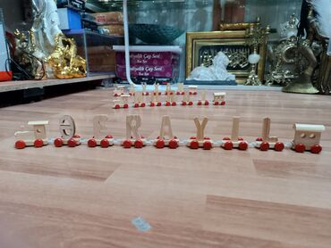 Sifarişlə əl işləri: Əl işi Taxta həriflər 1azn Topdan qiyməti 1-aznən azı hər hərifdən — 7