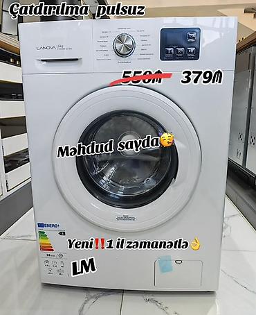 ipone 11 pro max: LANOVA 6 kq ön-yükləməli paltaryuyan maşın - Yükləmə həcmi: 6 kq - — 1
