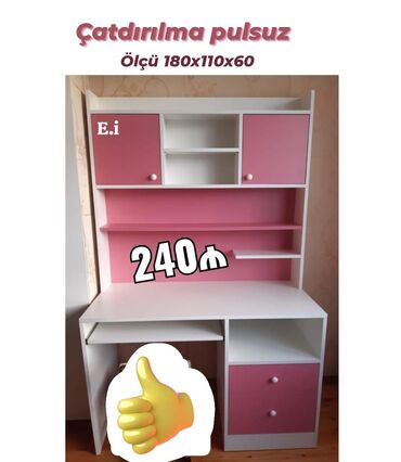 Çarpayılar: Qız üçün, Siyirməli, Yazı masası, Stulsuz