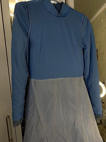 Танцевальные платья: Бальное платье, Длинная модель, цвет - Голубой, L, В наличии at lalafo.kg — 18 Танцевальные платья: Бальное платье, Длинная модель, цвет - Голубой, L, В наличии — 18