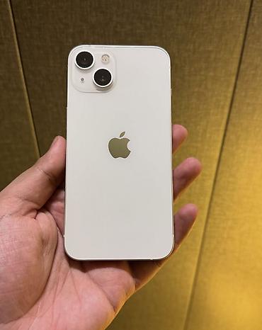 IPhone 13, 128 GB, Ağ, Zəmanət, Simsiz şarj, Face ID