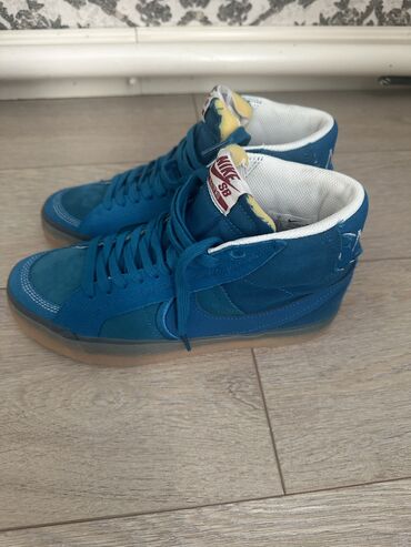 кроссовки найк аир форс: Nike blazer оригинал, в синей расцветке. Заказывал с Кореи