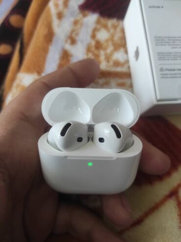 nauşnikler: İşlənmiş Simsiz (Bluetooth) Qulaqcıqlar, Apple, rəng - Ağ