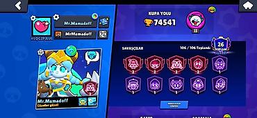 idman ve hobbi: Brawl Stars Hesabı -Nadir Kostümlər ilə dolu hesab - Kupa yolu — 2