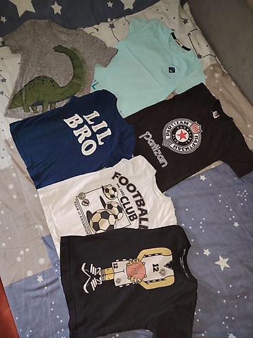 Paketi dečije odeće: Paket garderobe za decaka Vel 104-110 Ocuvano 4 majce dug rukav 11 na lalafo.rs — 2 Paketi dečije odeće: Paket garderobe za decaka Vel 104-110 Ocuvano 4 majce dug rukav 11 — 2