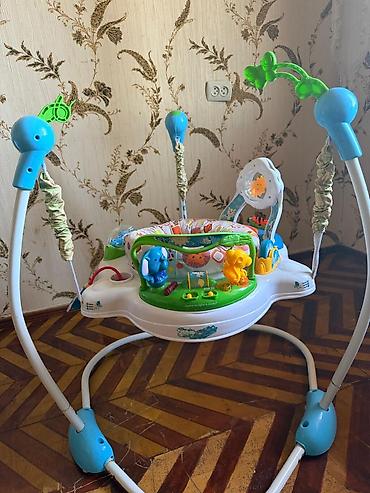 oyuncaq bebe: Uşaq üçün interaktiv tullanqa/jumperoo - Dairəvi konstruksiya: 4 — 2