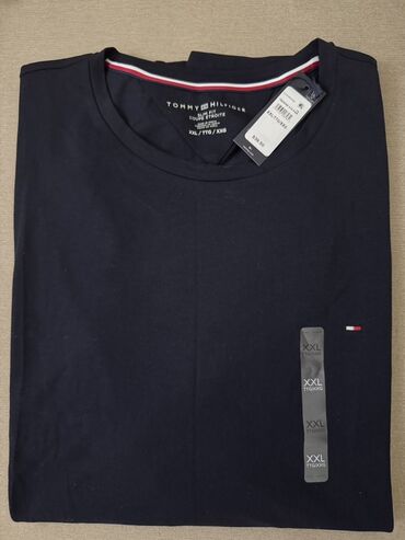 Köynəklər: Futbolka, Tommy Hilfiger, 2XL (EU 44), rəng - Göy