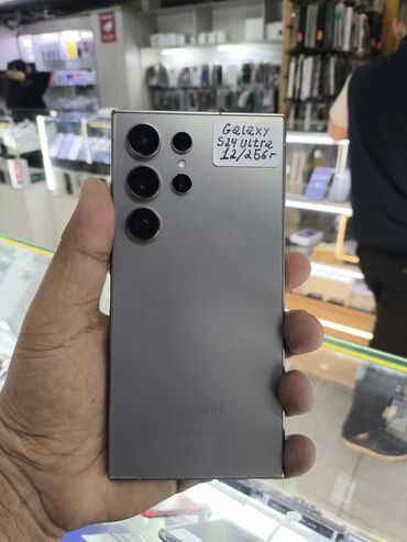 Samsung: Samsung Galaxy S24 Ultra, Б/у, 256 ГБ, цвет - Серый, В рассрочку, 2 SIM