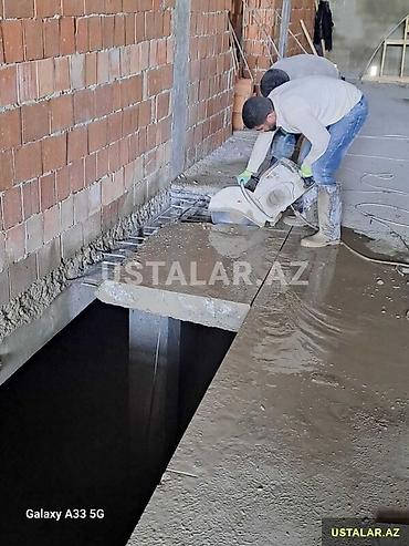 Услуги: Beton kəsen aparati ishlede bilen adam serishteli lazimlidi — 1