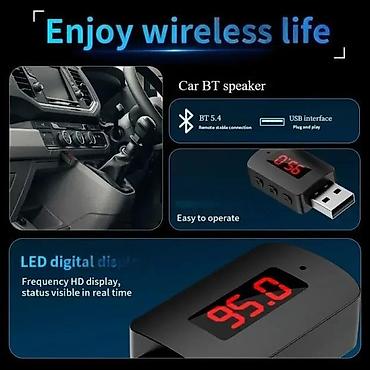 android multimedija za auto: Bežični FM radio prijemnik M10 5.4 sa HD mikrofonom NOVO. Opis — 7