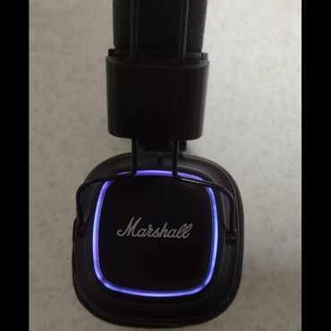 Наушники: Накладные, Marshall, Б/у, Беспроводные (Bluetooth), Классические