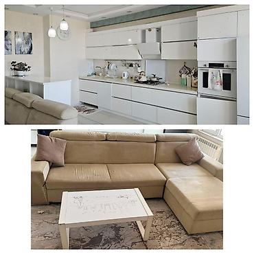 Divan və masa dəstləri: Endirim mətbəx mebeli + divan+ əlavə ada 750azn satılır ölçü 5m — 1