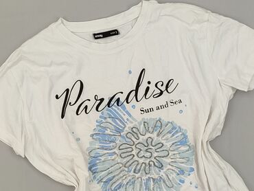 obcisly t shirty: Sinsay, T-shirt damski, rozmiar S