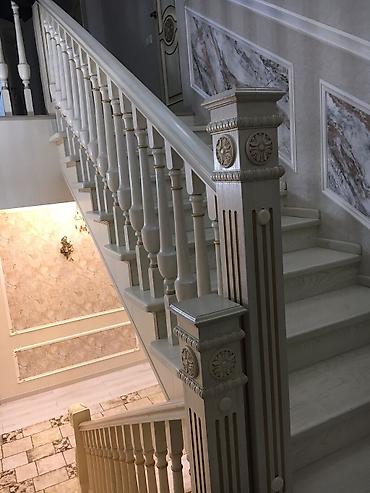 Деревянные лестницы: Лестница на заказ,материал карагач, дуб фанера шпонированные и — 14