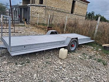 evakuator ucuz: Tək oxlu qoşqu yeni yığılıb - Güclü metal karkas və tam metal — 3