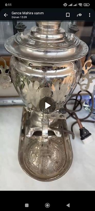 Dest 80 mabmata vidosu var Elektrik samovar – klassik dizaynlı, metal lalafo.az -da Dest 80 mabmata vidosu var Elektrik samovar – klassik dizaynlı, metal