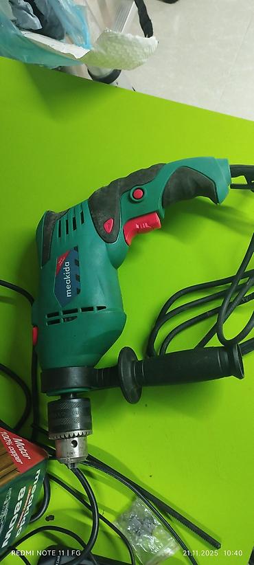 elektrik alətləri: Meakida MD-13D Zərbəli Matkap – 13 mm Təzədir heç istifadə olmayib — 2